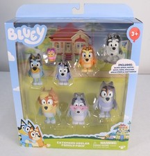 Bluey Extended Heeler Family Pack - Bingo, Mu...