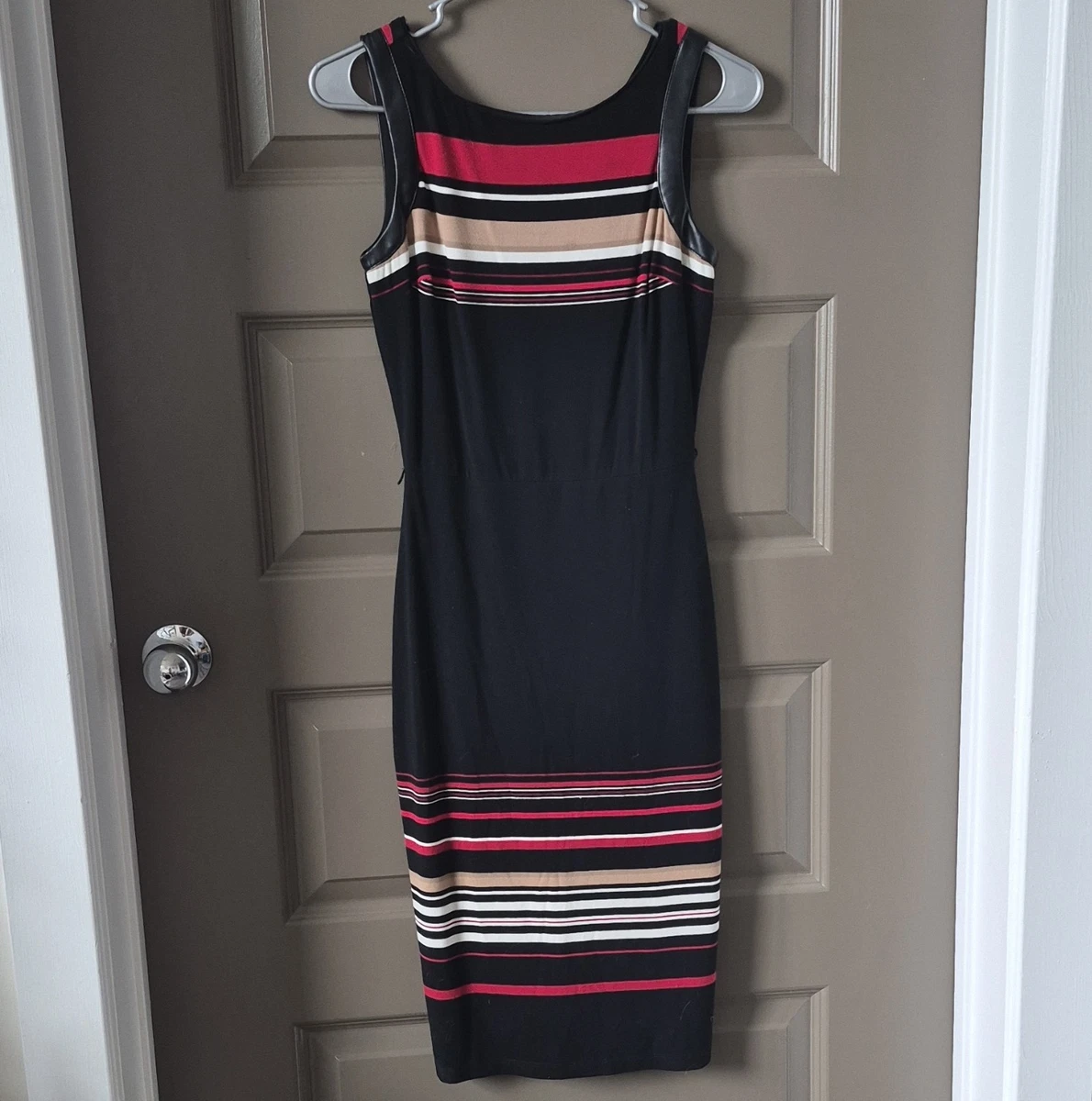 white house black market dresses for sale XS 2 Slimming dress 3/4 split sleeve Work Cocktail Euc White House Black Market Summer