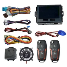 Car Ignition Switch Keyless Entry Remote Starter Engine Push Start Button Kit