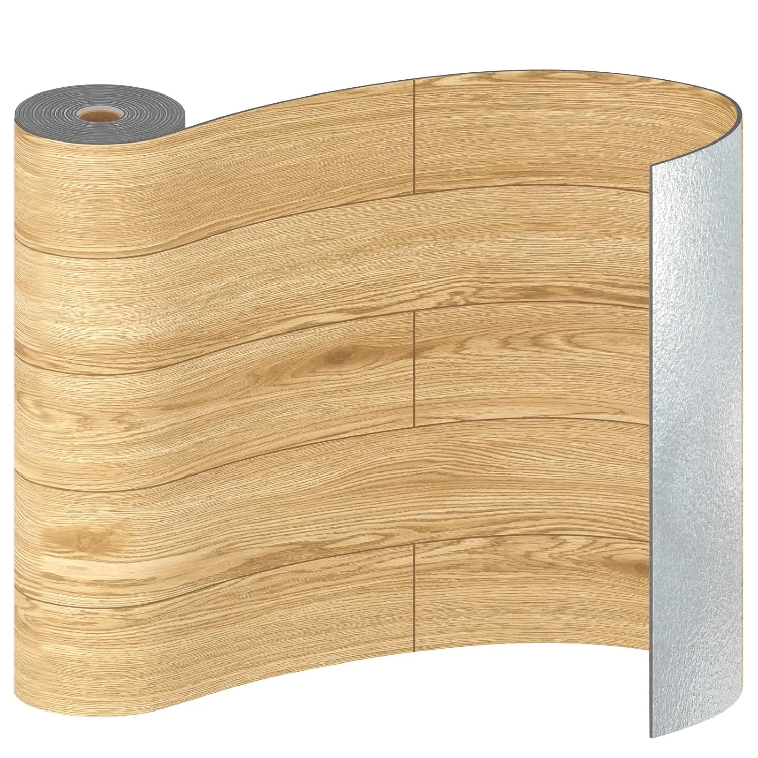 40x300cm 3D Self-Adhesive Vinyl Wood Plank Flooring Roll for Quick DIY Installation