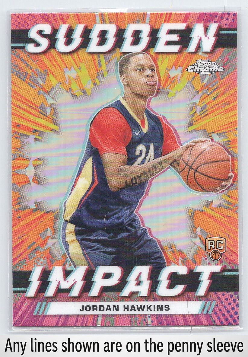 Jordan Hawkins 2023-24 Topps Chrome Sudden Impact New Orleans