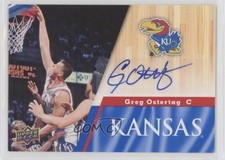 2013 Upper Deck University of Kansas Auto Greg Ostertag #53 Auto 7j0