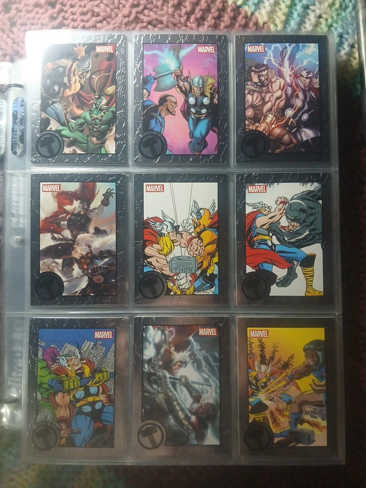 Marvels Greatest Battles 2012 lámina plateada/roja completa todo persecución y 4 bocetos Foto 4 de 4