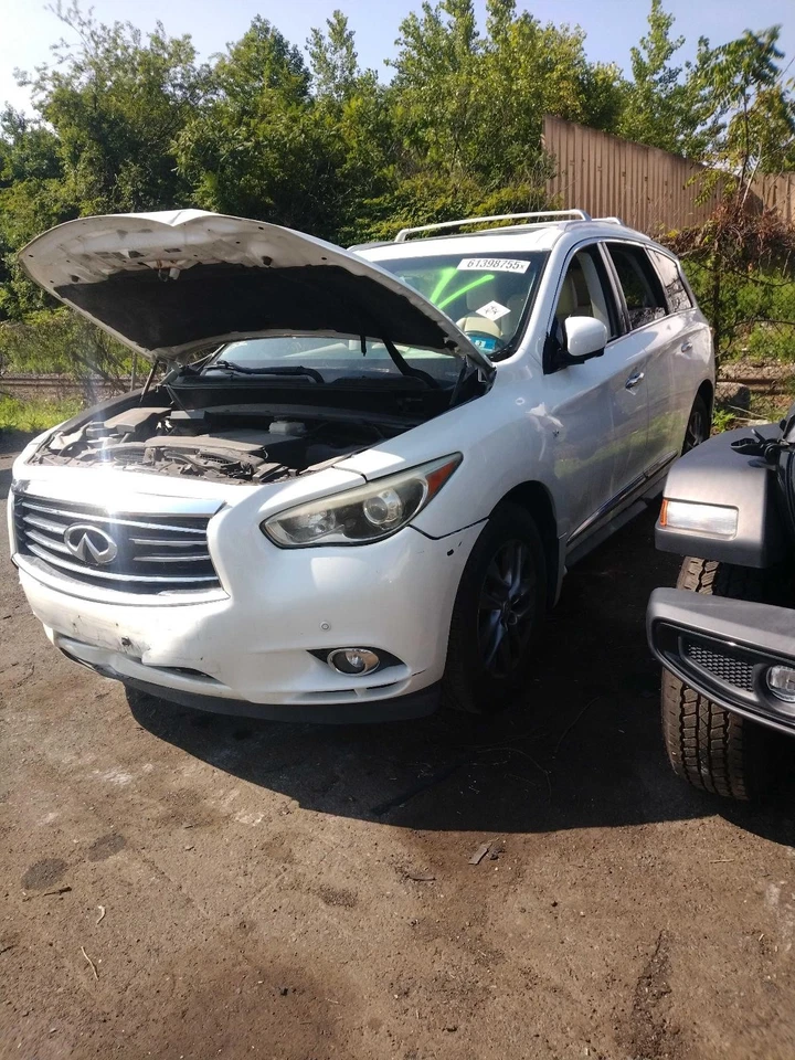 2015 INFINITI QX60 Rack and Pinion Assembly White OEM 109K Miles FWD Foto 2 de 3