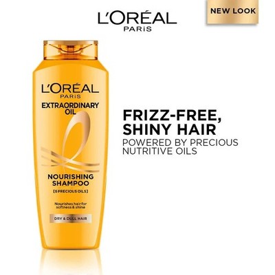 L'Oreal Paris Extraordinary Oil Nourishing Shampoo | Dry & Dull Hair (340ml)