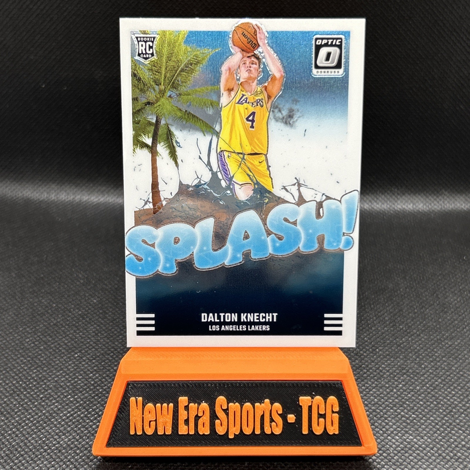 DALTON KNECHT ROOKIE SPLASH 2024-25 LOS ANGELES LAKERS DONRUSS OPTIC BASKETBALL