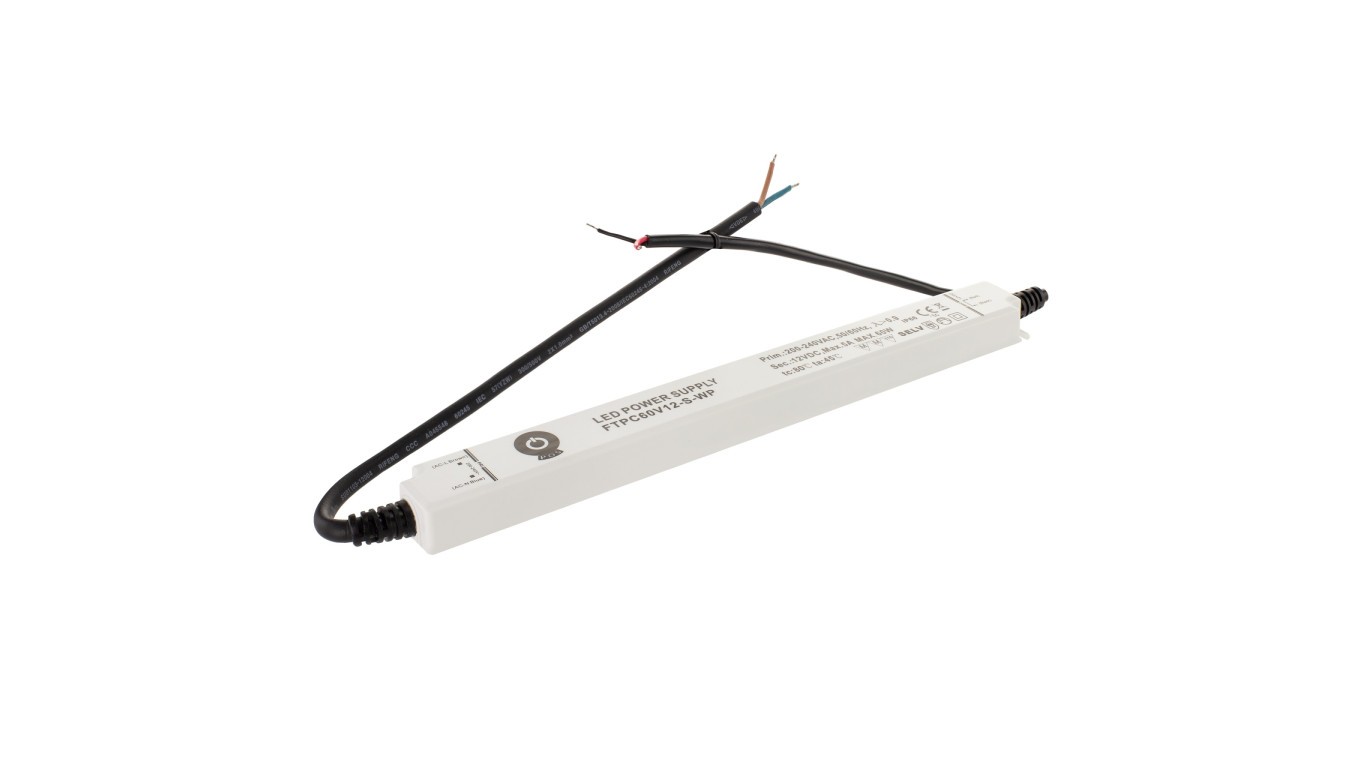Zasilacz LED SLIM IP66 12V 60W 5A POS-мощность