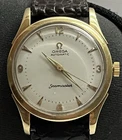 Omega Seamaster Automatic Bumper Cal. 351 Gold Bezel 14k Estate Sale Find