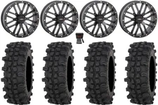 System 3 ST-3 Black 20" Wheels 33" ACP Tires Commander Maverick