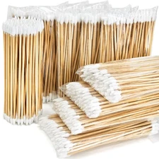 900PCS Double-Ended 6" Pointed Gun Cleaning Swabs - for Precision Firearm