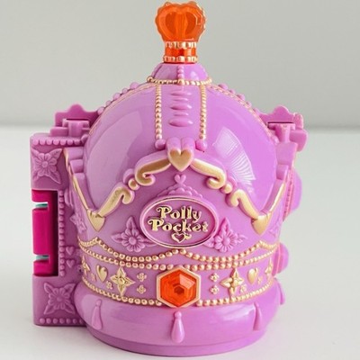 Vintage Polly Pocket - Crown Palace Castle Compact - Bluebird 1990er (ohne Figuren)
