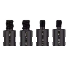 4pcs 42mm Steel Grinder Converter Adapter 5/8 inch-11female to M10 /M14