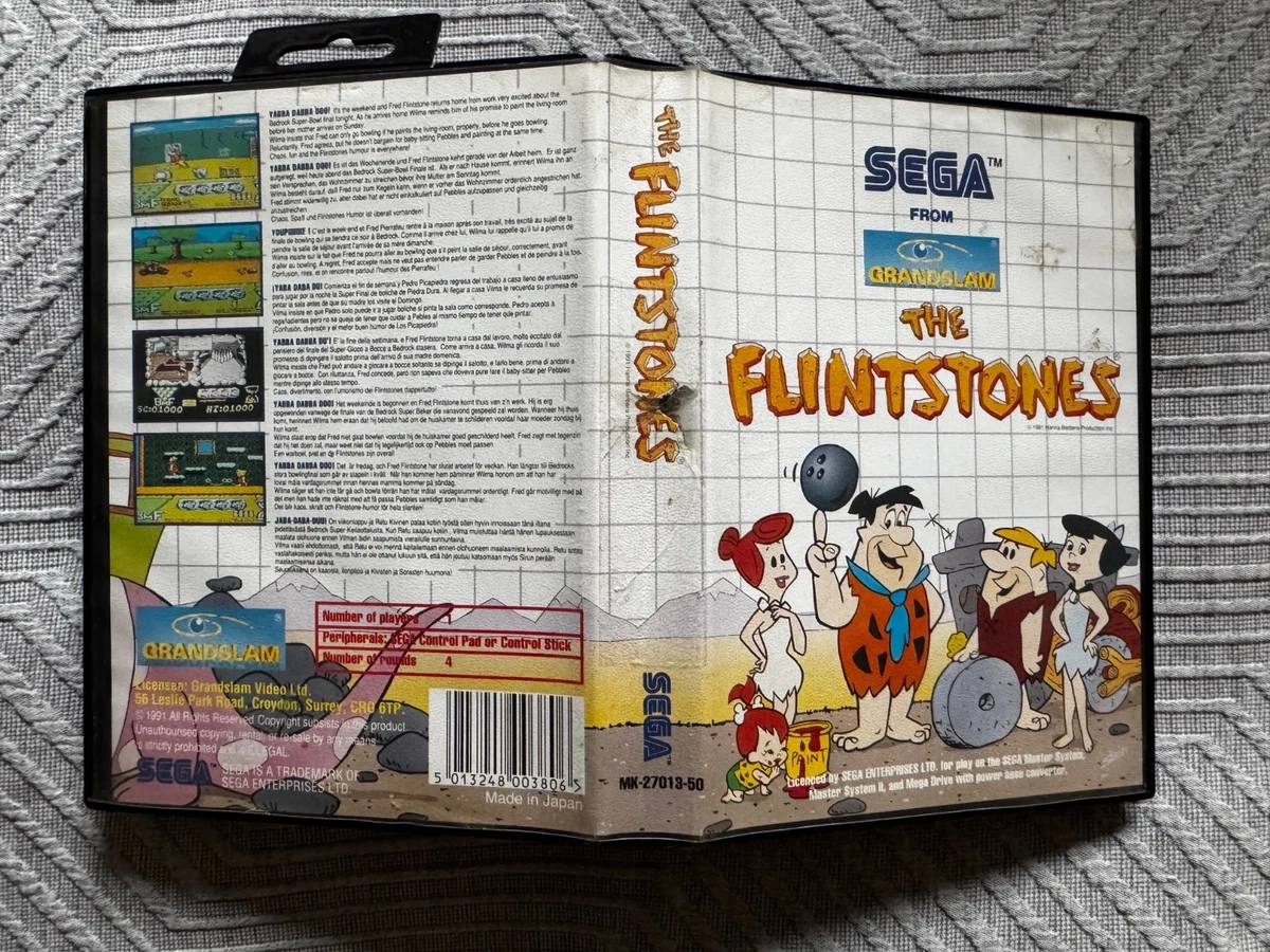 The Flintstones Sega Mega Drive Sans notice PAL Megadrive