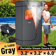 Home use Infrared Sauna Portable Steam Sauna for Relax W/ Sauna Chair, Remote