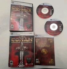 Age of Conan: Hyborian Adventures Game 2 Discs Manual , and Slipcover (PC, 2008)