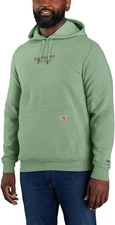 Carhartt Mens Force Relaxed Fit Lightweight Sweatshirt, Loden Frost, XL Tall