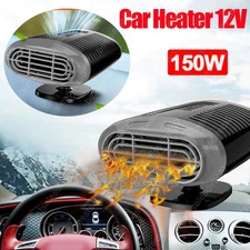 12V Car Heater Winter Fast Heating Cooling Fan Windshield Defogger Defroster UK