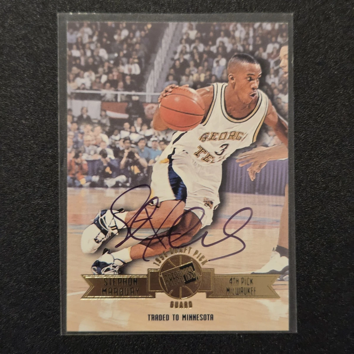 Stephon marbury auto ステフォン・マーベリー サイン Stephon Marbury Basketball Sports Trading Cards & Accessories