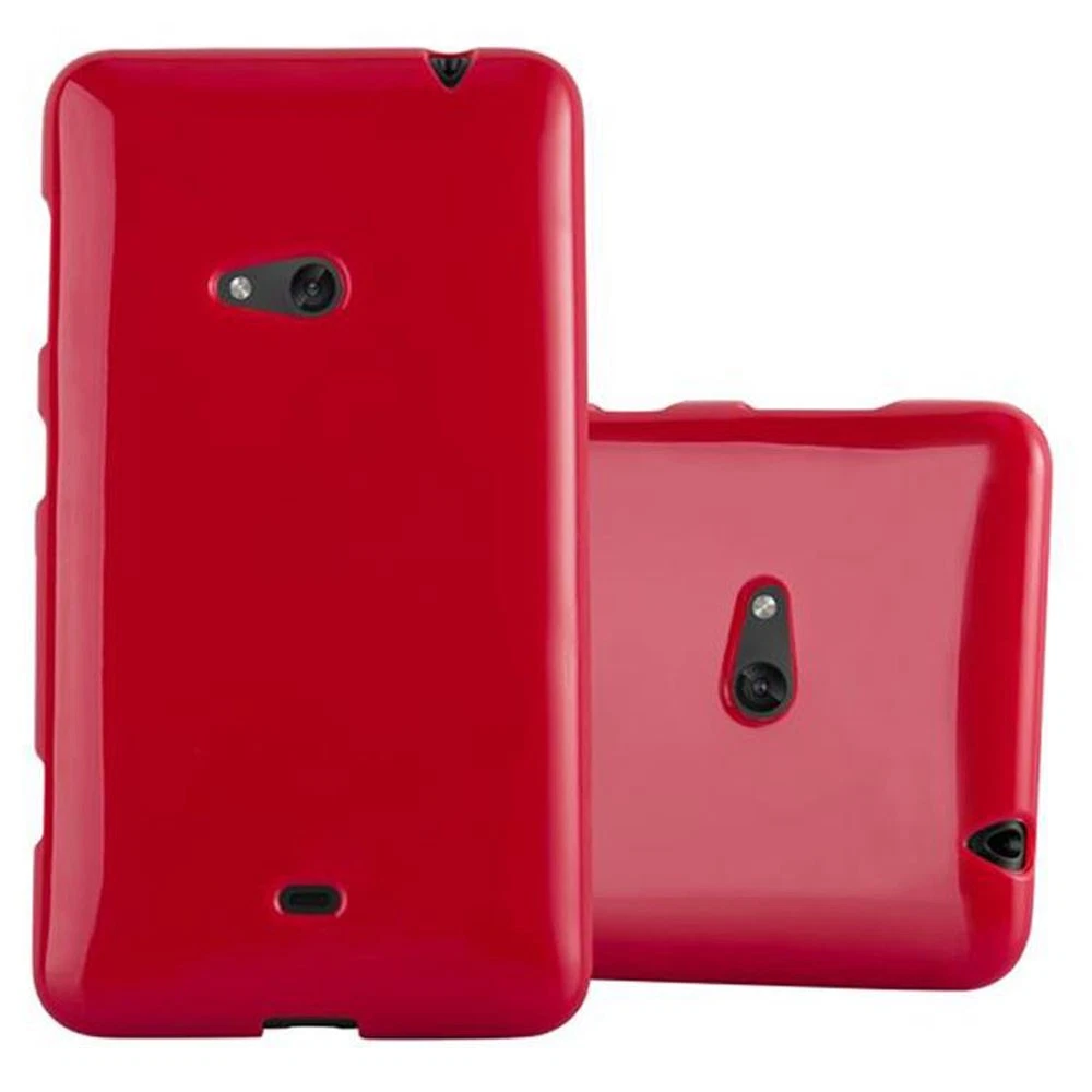 CADORABO Cover in design flip con chiusura magnetica, Custodia per Lumia 929 / 930 ,ROSSO MELA