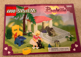 Lego Belville sets 5860 and 5840; Complete with instructions; no boxes