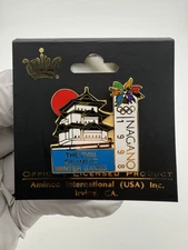 1998 Nagano Japan Winter Olympics Lapel Pin The XVIII Olympic Winter Games