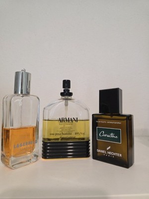 Herren Parfums Konvolut: Armani Eau Pour Homme uvm. Discontinued Vintage