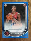 2025 Bowman Collin Murray-Boyles Autograph Blue Border /150 Toronto Raptors (RC)