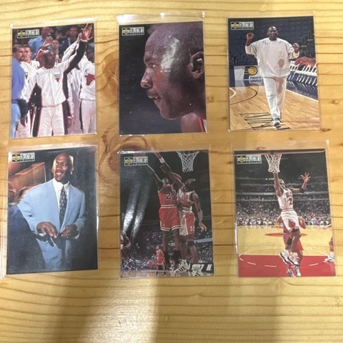 Upper Deck Michael's Magic Michael Jordan Chicago Bulls 6 Card Lot