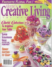Aleene's Creative Living Magazine May 1997 DIY Decorations Crafts Confections