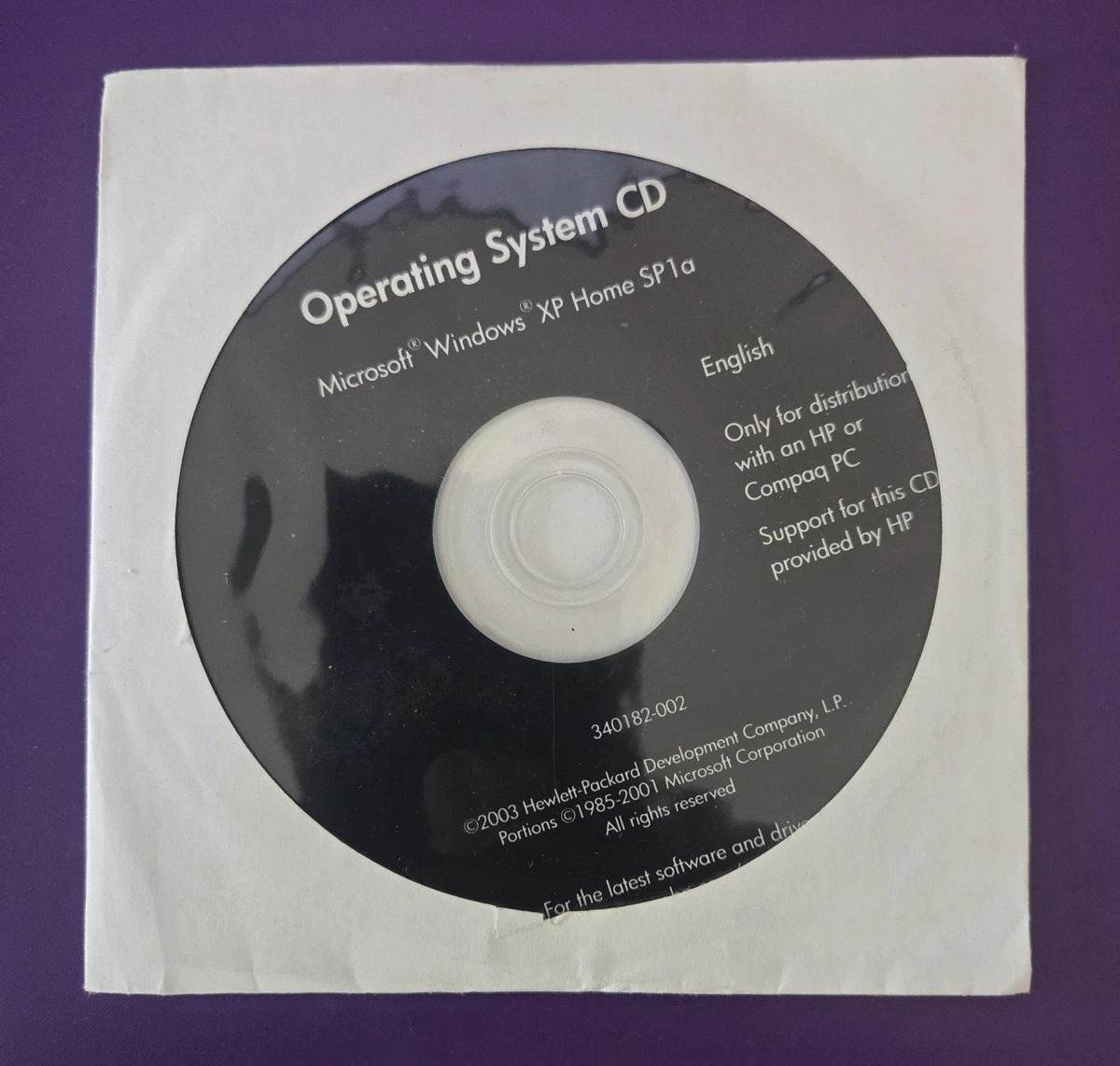 HP Microsoft Windows XP CD Driver & Utility Software for sale | eBay