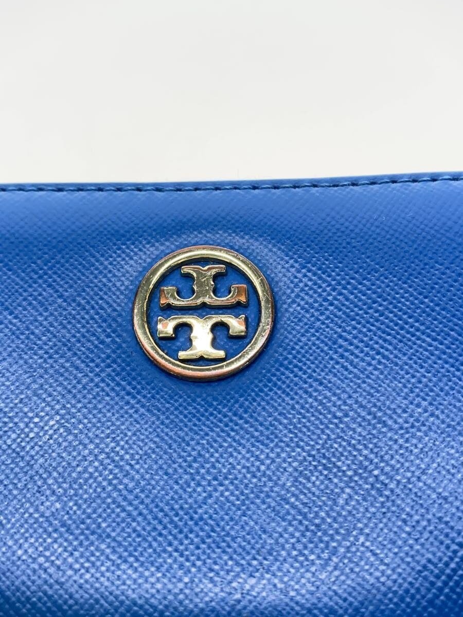 TORY BURCH Coin Case, Leather, Blue, Solid Color, Women's thumbnail 3