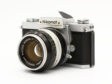 Nikon Nikomat FTN Film Camera NIKKOR-S Auto Non-Ai 50mm f/1.4 Lens JAPAN Exc 3 
