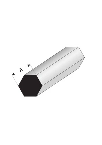 Super Styrene Hexagonal Rod