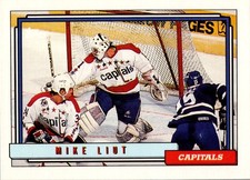 1992-93 Topps #307 Mike Liut Washington Capitals