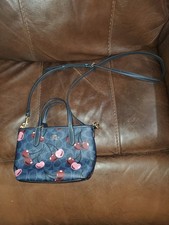 Coach CY737 City Mini Tote Bag In Signature Canvas With Cherry Print 