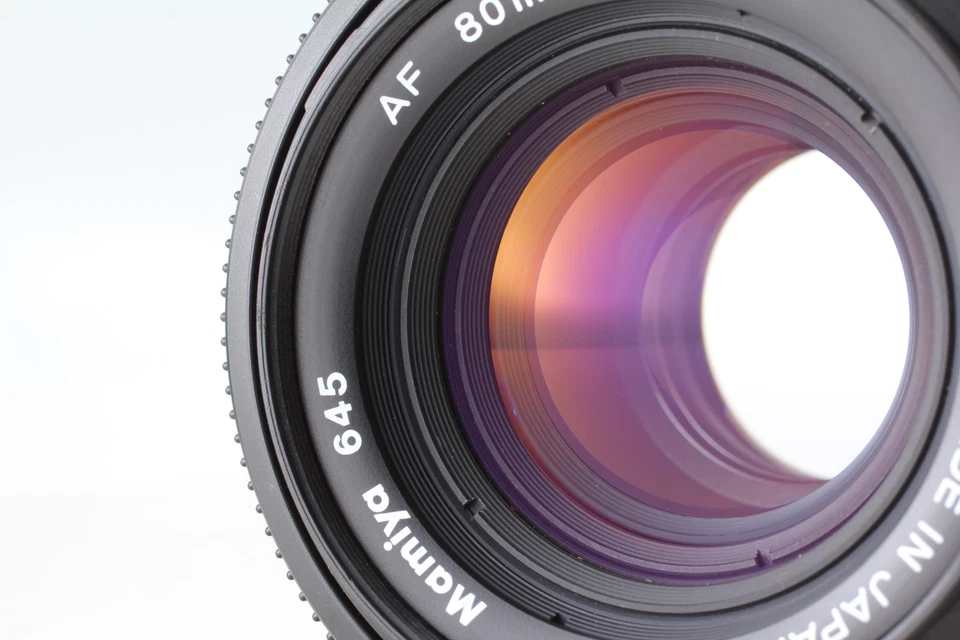 [Almost MINT/ w Hood] Mamiya 645 AF 80mm F/2.8 Lens for 645AF AFD II From JAPAN - Image 2 of 4