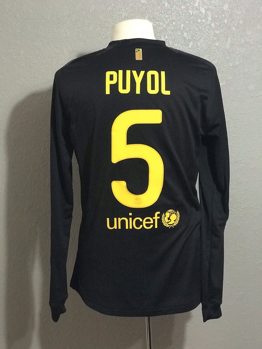 Barcelona Nike CL Puyol LPlayer Issue Jersey Football Shirt Barcelona Nike CL Puyol LPlayer Issue Jersey Football Shirt