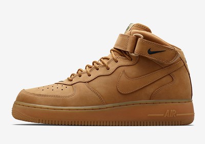 air force 1 mid 07 prm qs flax