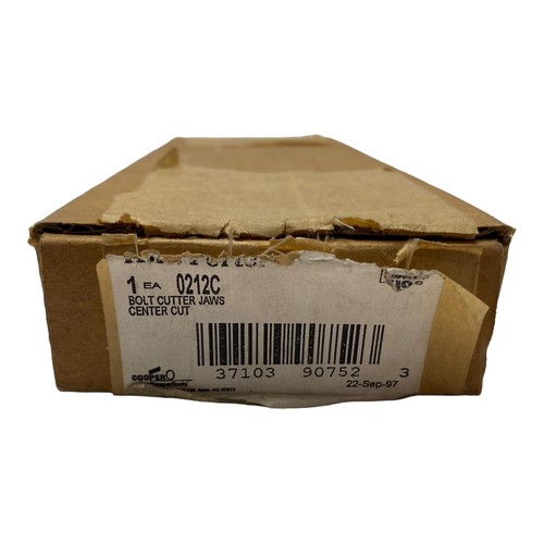Cooper Tools - Part No. 0212C - Replacement Bolt Cutter Jaws - Center Cut - NOS - Picture 3 of 4