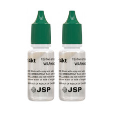 JSP 14K Gold Testing Acid Solution – Yellow & White Gold Tester | 2-PK Jewelry