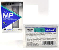 Sony Metal 8mm Video 8 P6-15MP Cassette 10 PACK NEW Discontinued Item