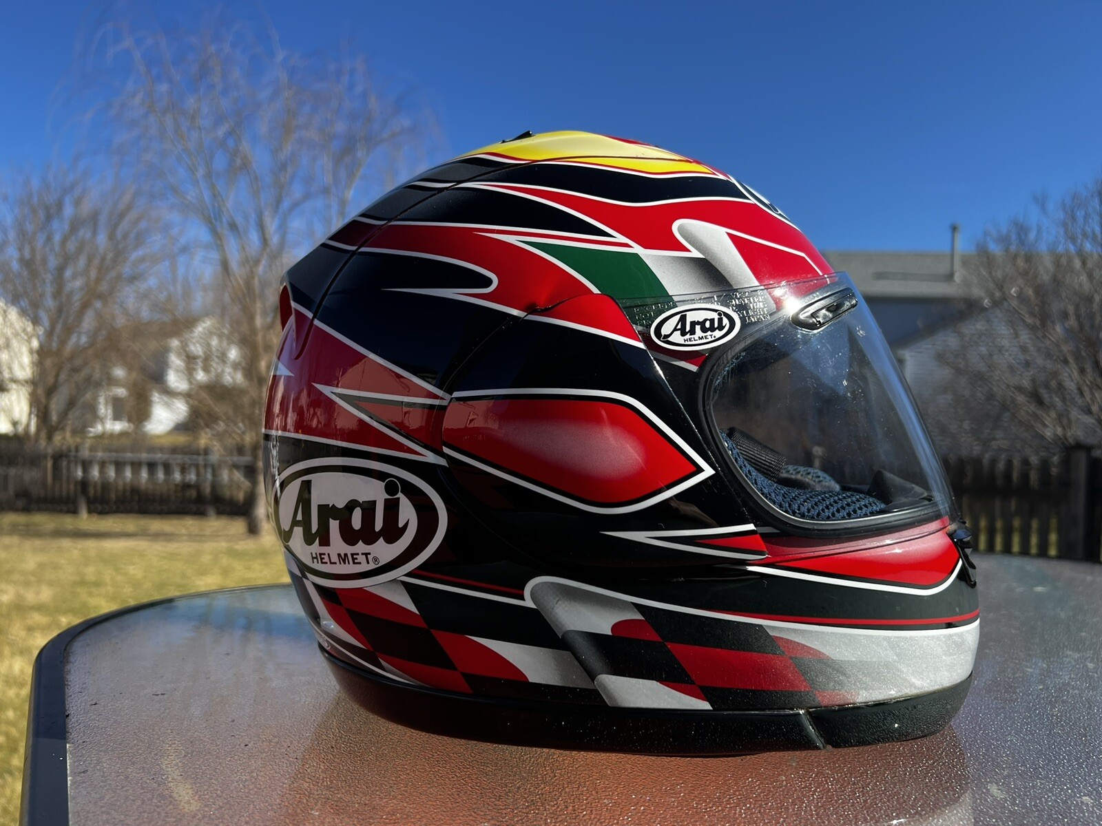 オートバイアクセサリー ARAI RX-7RR5 HARADA RESTYLE SNELL M2010