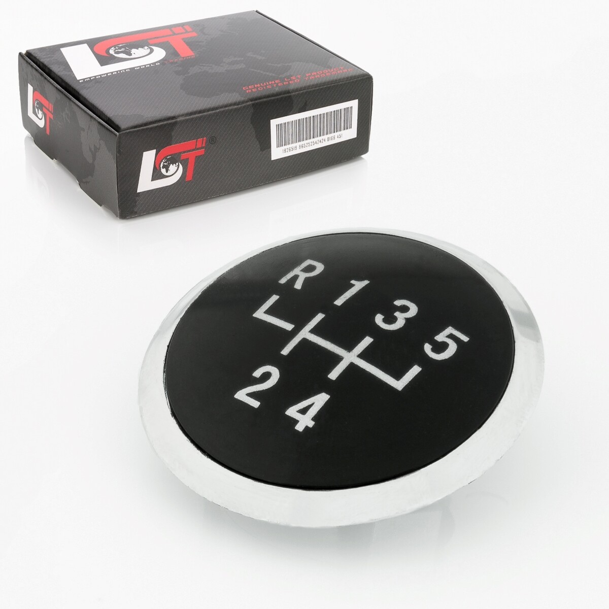 Shift Knob Emblem 5 Gear For VW TRANSPORTER T6 MULTIVAN Chrome Cover