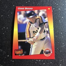 Craig Biggio 1992 Donruss Triple Play Baseball #150 MLB Houston Astros 2B