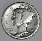 Photo of a 1916-S Mercury Dime from an eBay listing that sold on Jul 16, 2026