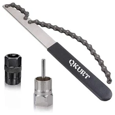 Bike Chain Whip Tool Kit 3PCS Cycle Cassette Removal Tool for 789101112 Speed...