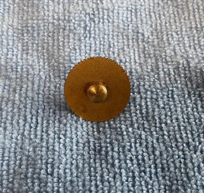 1 Brass Leveling Foot For Kundo Standard 400 Day / Anniversary Clock