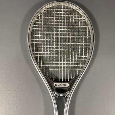 Spalding Net King Tennis Racket Aluminum 4-1/2 Sport Without Cover - WORN GRIP