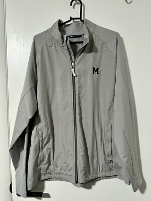 Cutter Buck Adapt Eco Knit Hybrid Full Zip Jacket Michigan Men’s XL