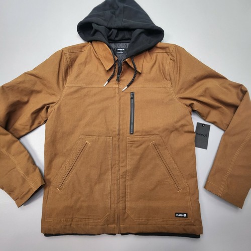Full Zip Jacket Hooded Tan CU0978 